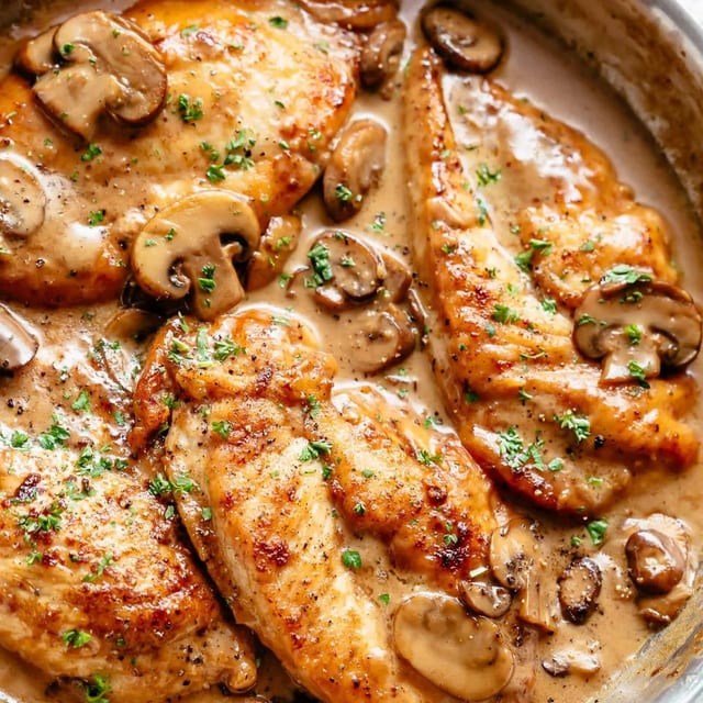 Peito de Frango A Marsala.