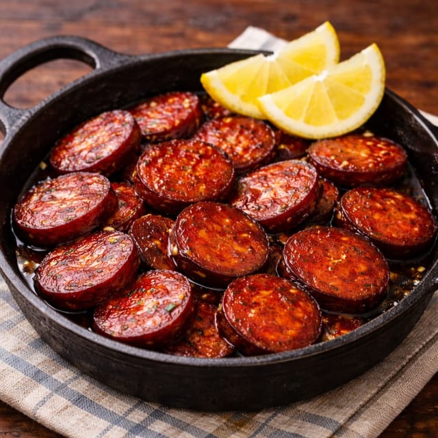 Chouriço Caseiro Sauteado.
