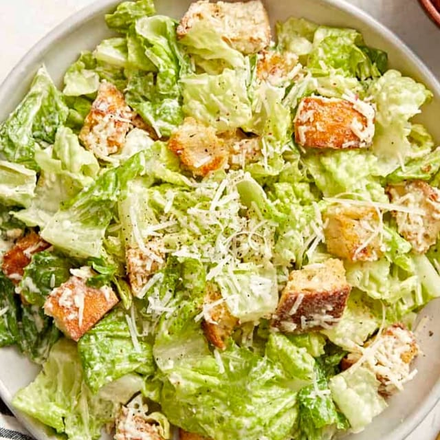 Salada De Caesar.