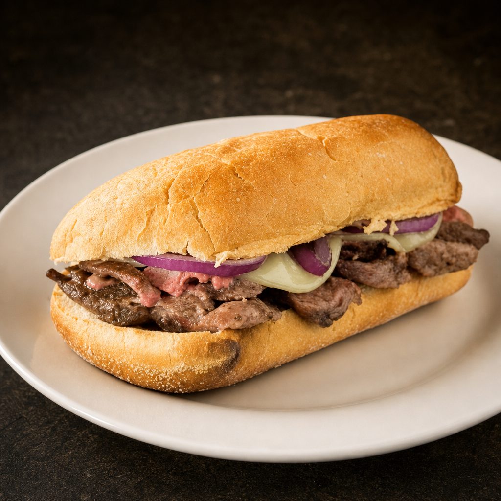 Shell Steak Sandwich.