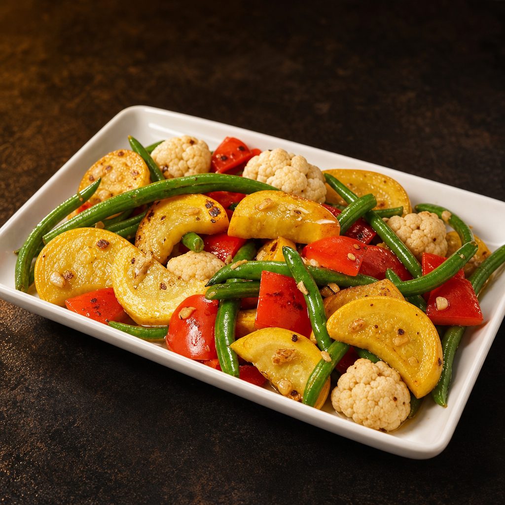 Vegetais c/ Alho / Vegetable w/ Garlic.