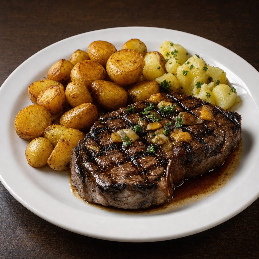 Angus Rib Eye Steak Na Brasa.