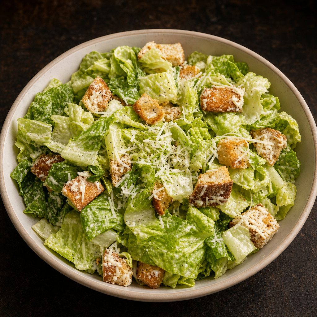 Salada De Caesar.