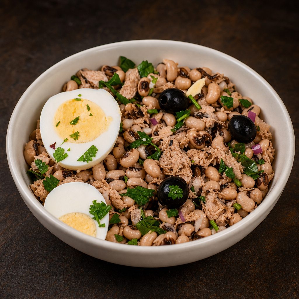 Salada De Atum C/ Feijão Frade.