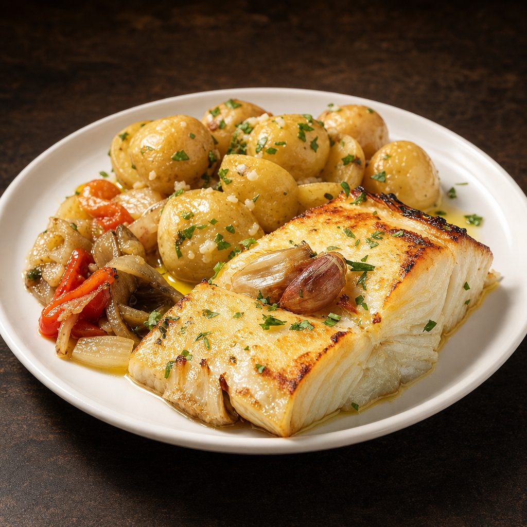Bacalhau A Lagareiro.