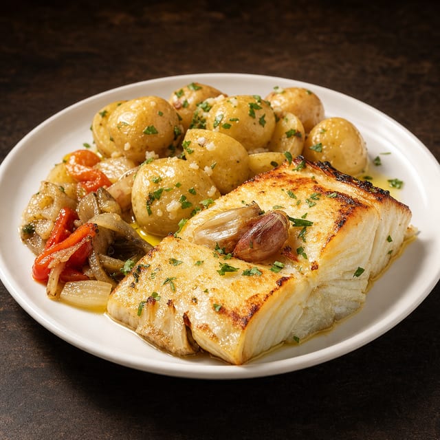 Bacalhau A Lagareiro.