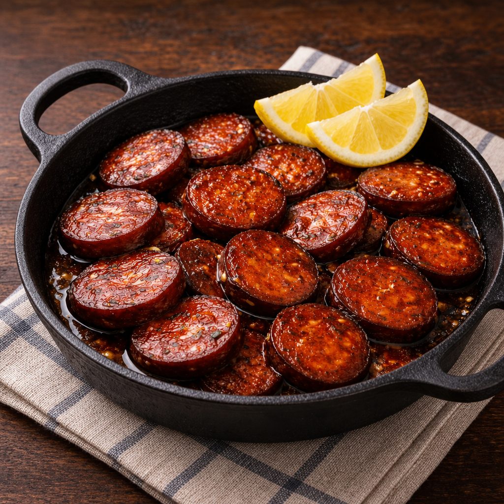 Chouriço Caseiro Sauteado.