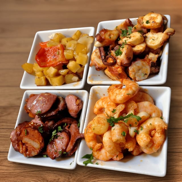 Portucale Sampler Platter Appetizer.